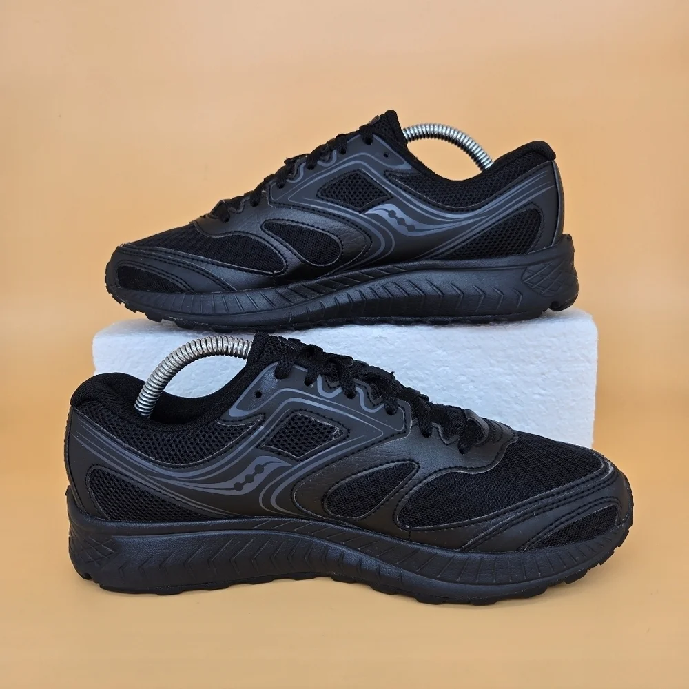Saucony Cohesion 12 Black Women's Running Shoes Size 8